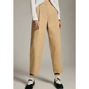 Anthropologie exquise chino barrel pants cedar